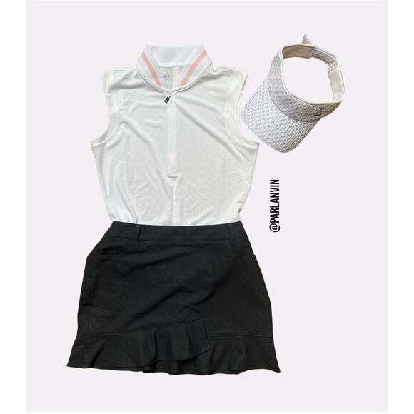 Fantom Pattern Printed Grey Golf Active Leisure Skort Skirt Size Medium NWOT - Picture 1 of 9